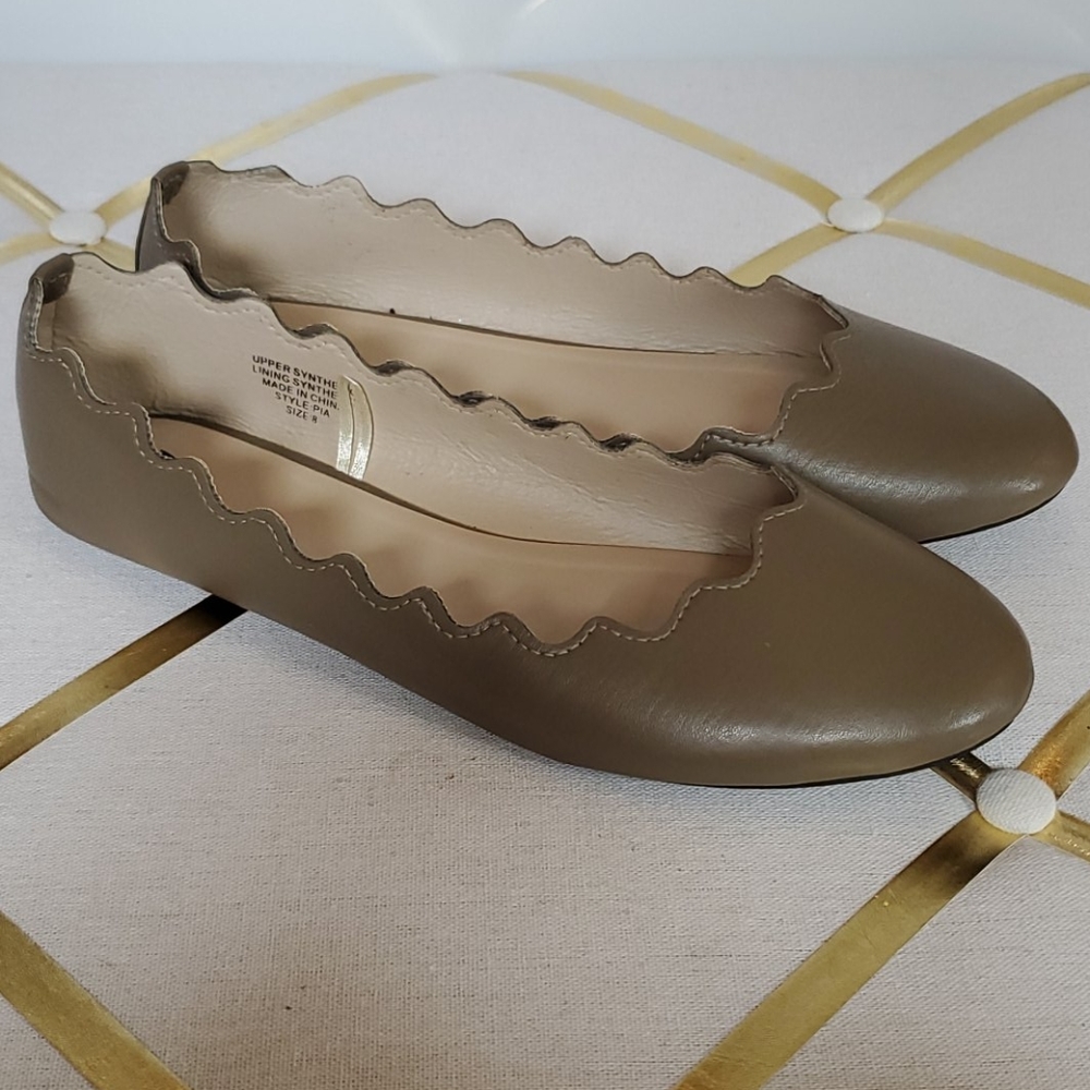 Divine dark taupe flats